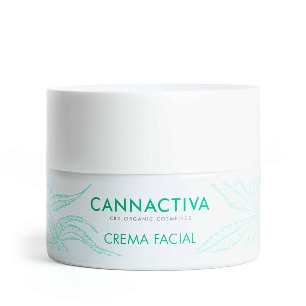 Crema facial cosmética con CBD 50 ml